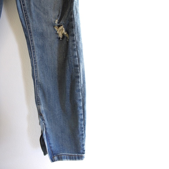 Pistola Tory Split Hem Zipped Ankle Skinny Jeans 28 6 - Picture 5 of 11